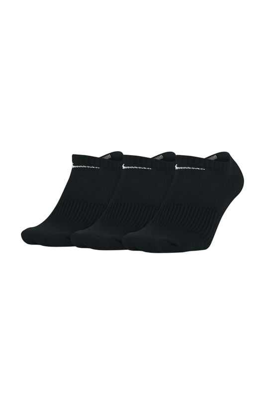 MEIA NIKE INVISIVEL KIT COM 3 CUSH PRETA