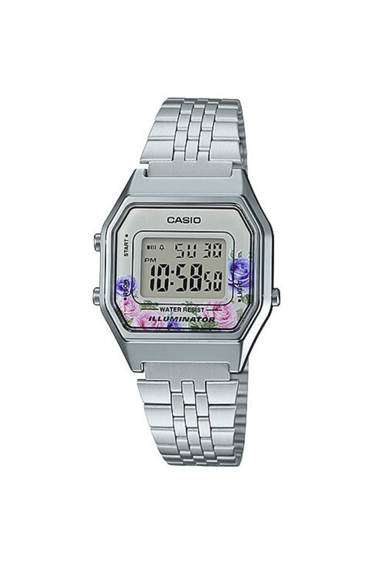 Relógio Casio Vintage Prata La680wa-4cdf