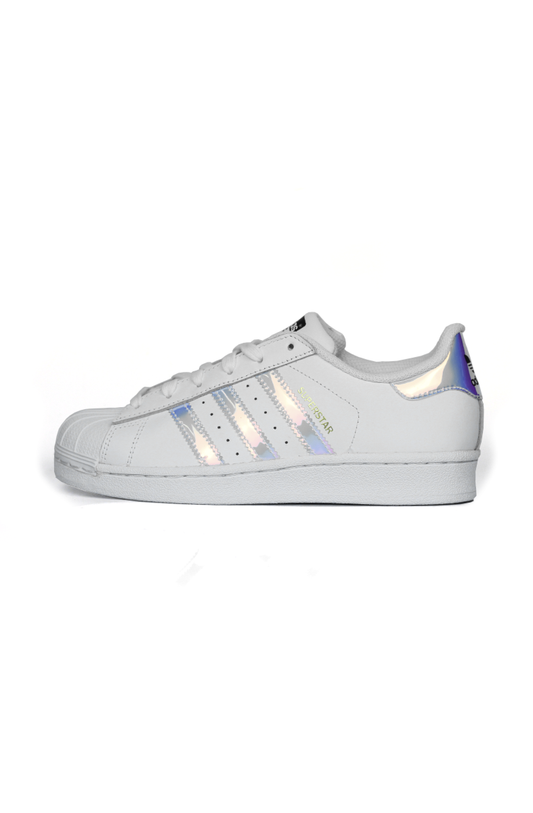 Tênis Adidas Superstar Foundation Feminino Hologram Branco