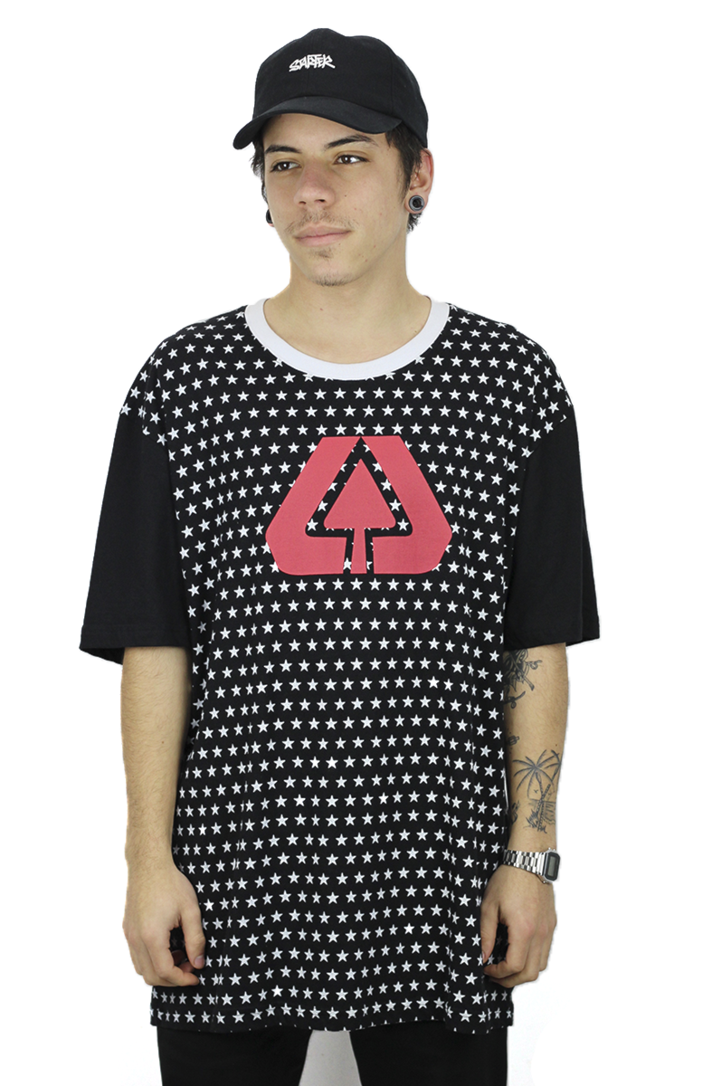 Camiseta Live Stars Logo Preta
