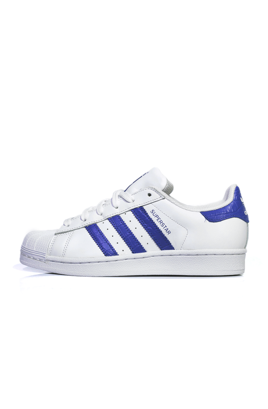 Tênis Adidas Superstar Branco/Azul