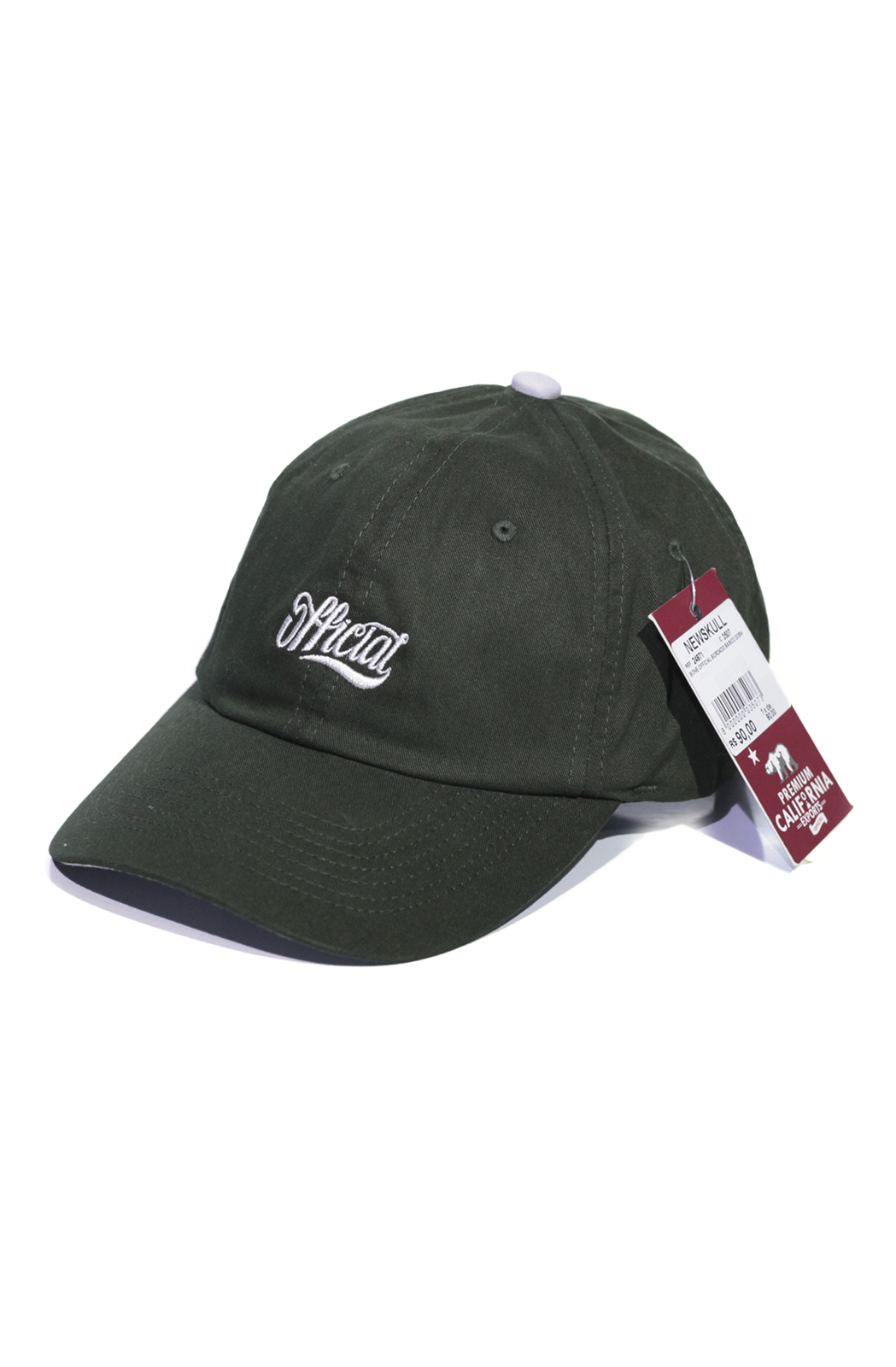 Boné Official Bordado Básico Snapback Verde