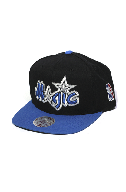 Boné Mitchell and Ness Orlando Magic Logo Snapback Preto