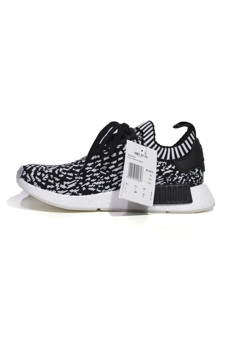 Tênis Adidas NMD_R1 Primeknit Zebra Preto