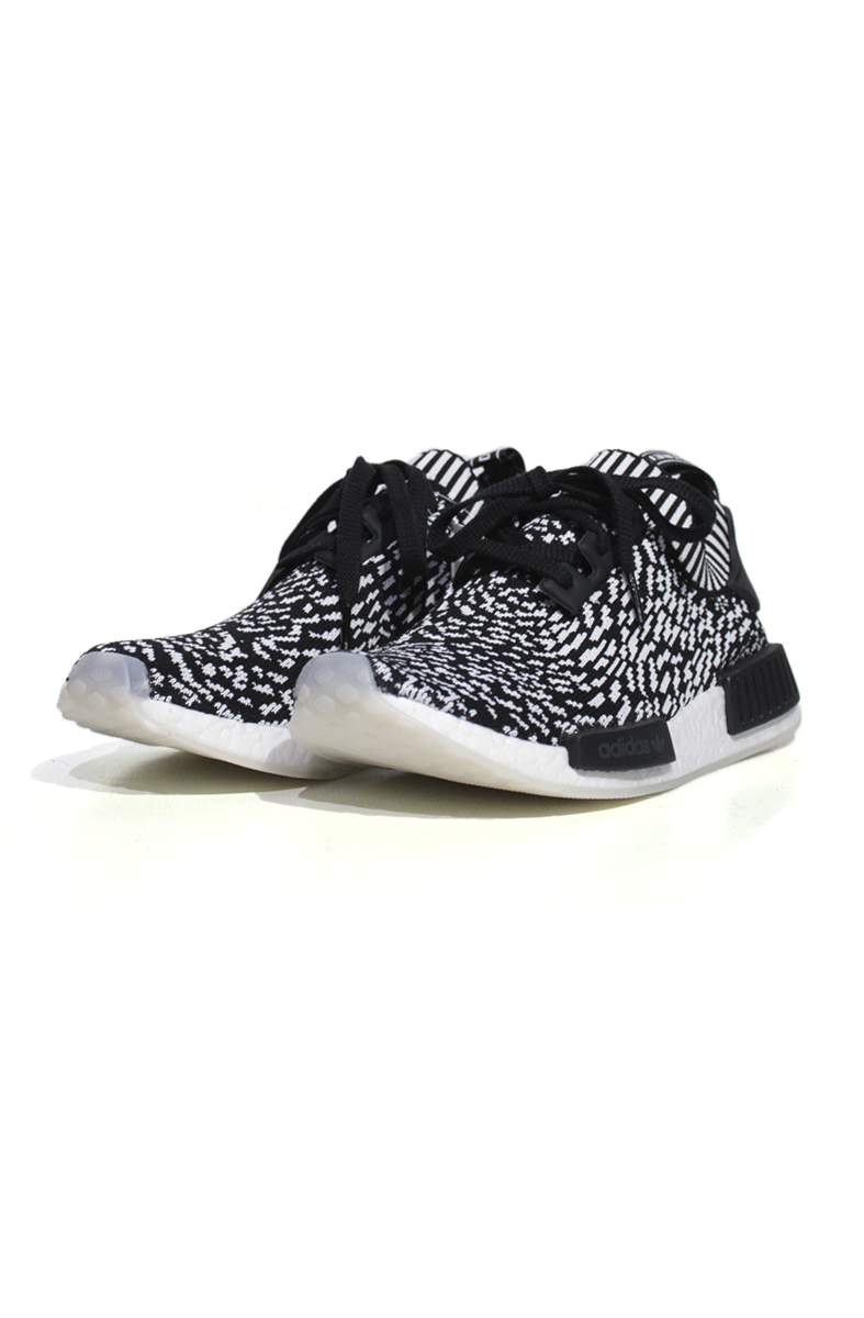 Tênis Adidas NMD_R1 Primeknit Zebra Preto