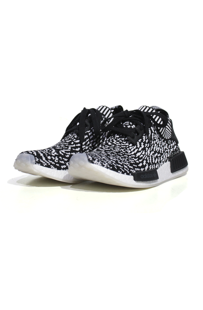 Tênis Adidas NMD_R1 Primeknit Zebra Preto