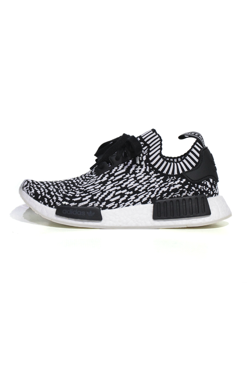 Tênis Adidas NMD_R1 Primeknit Zebra Preto