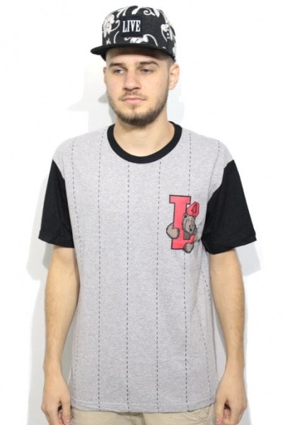 Camiseta Live Skateboards Bear Preta