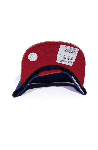 Boné Mitchell and Ness Snapback NBA Philadelphia 76ers Cork
