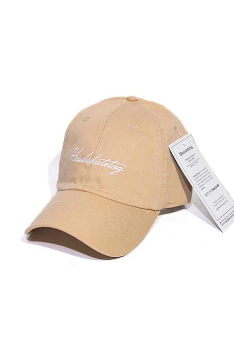 Boné Aba Curva Hashskatetag Strapback Bege