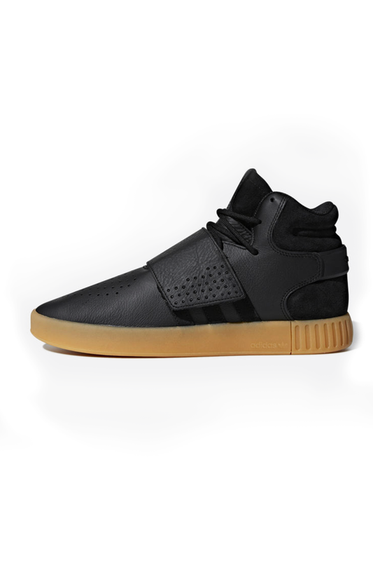 Tênis Adidas Tubular Invader Strap CORE BLACK/GUM 1/FTWR WHITE Preto