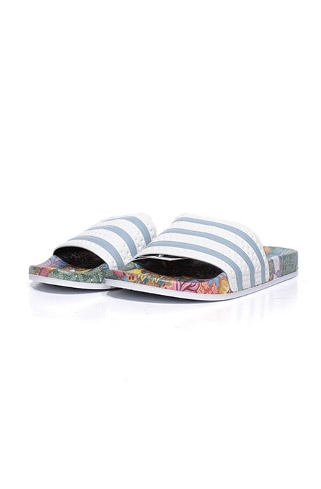 Chinelo Adidas x Farm Adilette W Feminino Branco