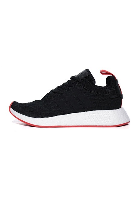 Tênis Adidas NMD_R2 Primeknit Core Black/Core Black/Core Red