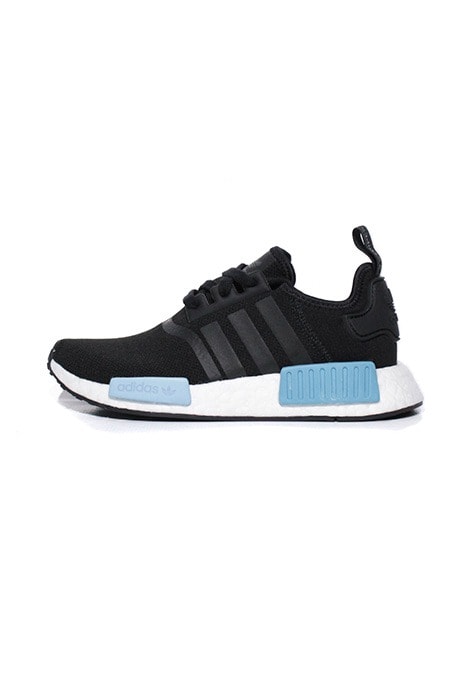 Tênis Adidas NMD_R1 CORE BLACK/CORE BLACK/ICEY BLUE F17