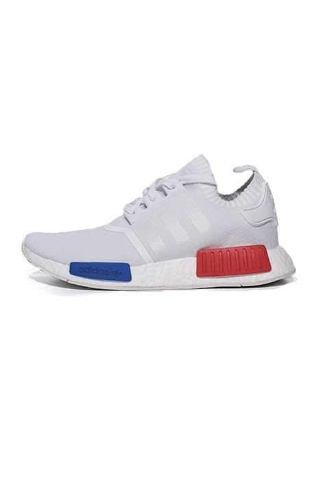 Tênis Adidas NMD Runner Primeknit Vintage White/Lush Red Branco