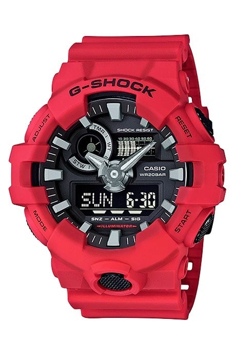 Relógio Casio G-Shock GA-700-4ADR Vermelho