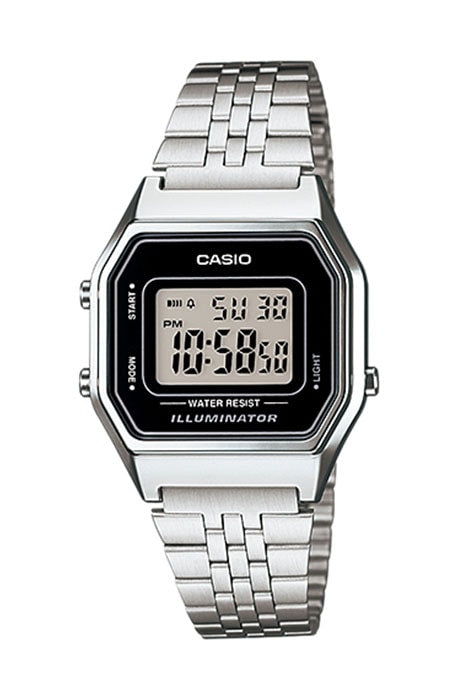 Relógio Casio Vintage Prata LA680WA-1DF