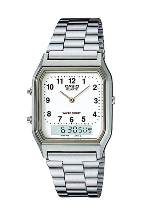 Relógio Casio Vintage Prata AQ-230A-7BMQ