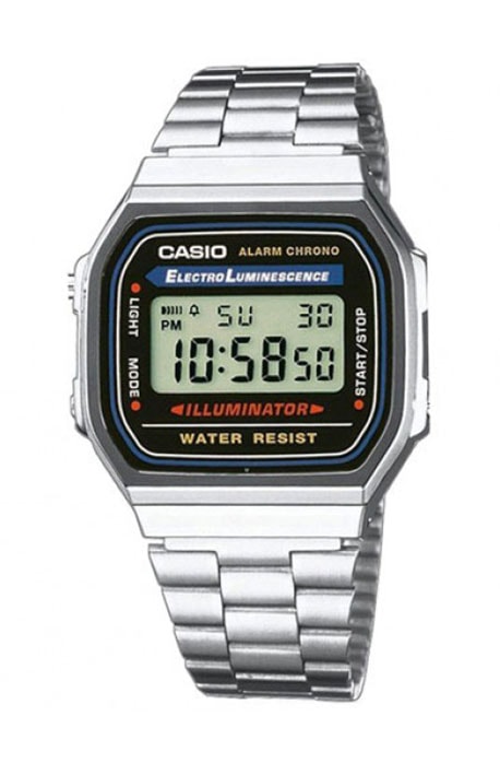 Relógio Casio Vintage Prata A168WA-1WDF