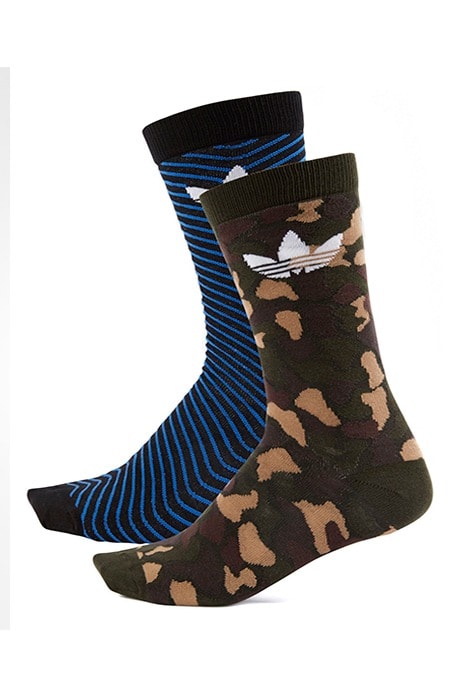 Meia Adidas THIN CREW GRAPHIC - 2 PARES