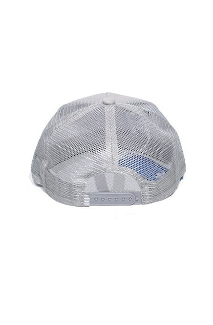 Boné Adidas Trucker Trefoil Cinza