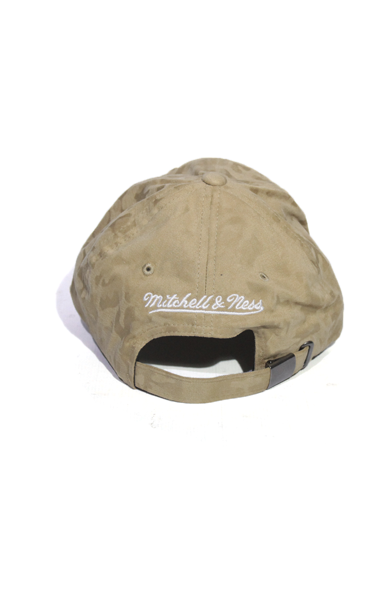 Boné Aba Curva Mitchell and Ness Los Angeles Lakers Tonal Camo Strapback Bege