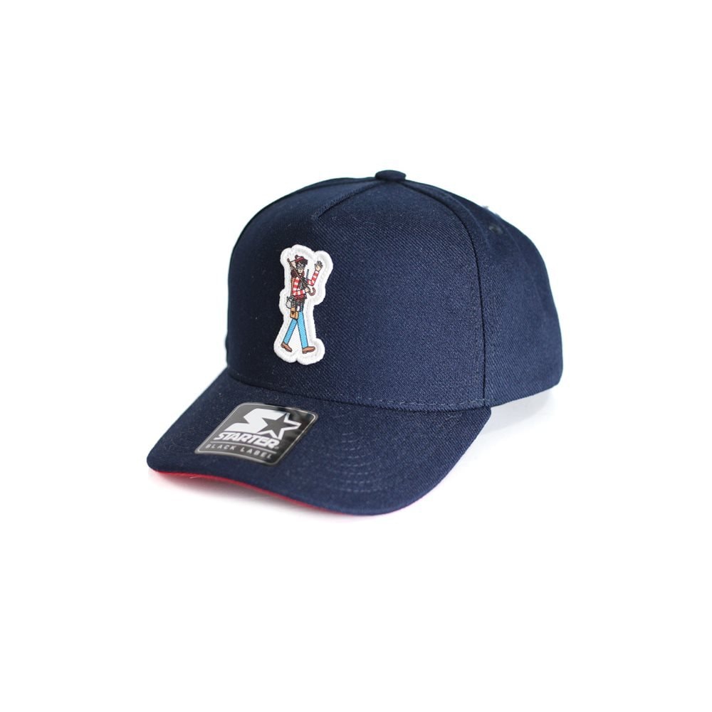 BONE STARTER x ONDE ESTA WALLY? SNAPBACK AZUL