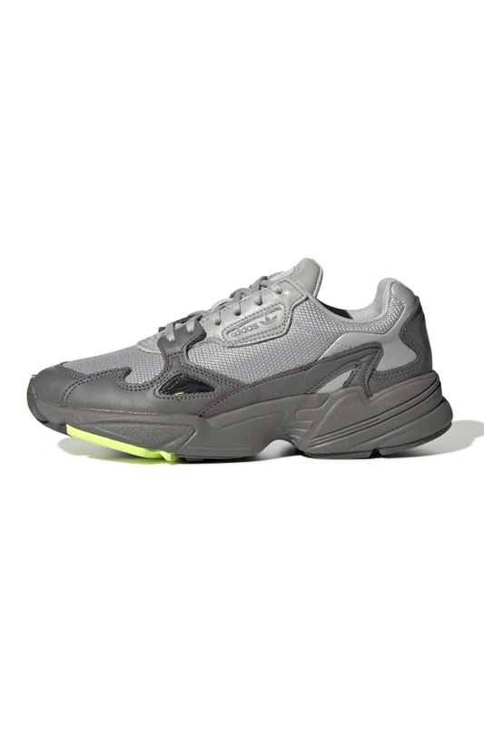 Tênis Adidas Falcon Feminino Cinza/Limao