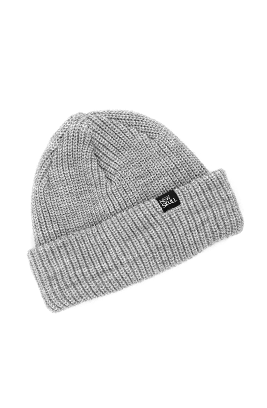 Touca Gorro NewSkull Double Face Cinza