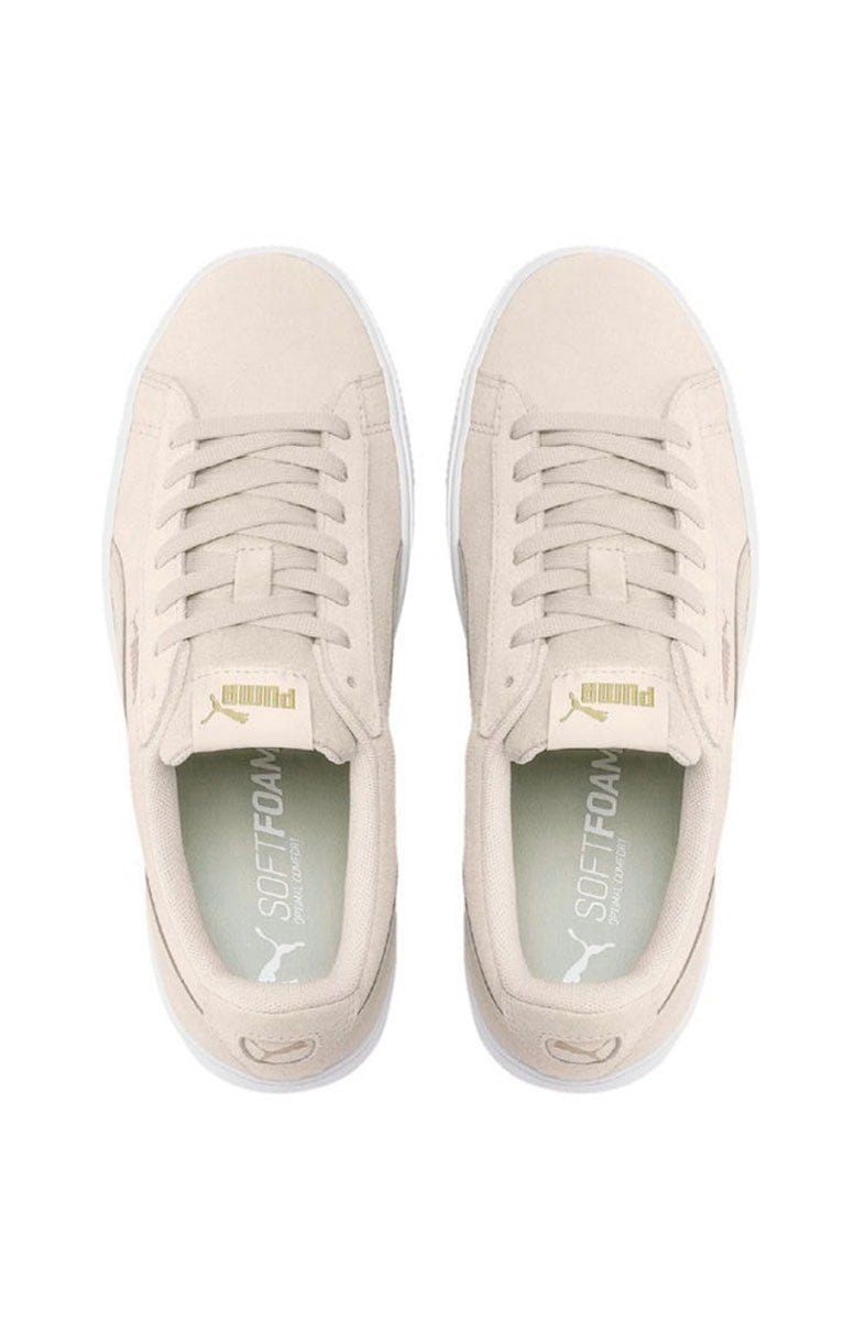 Tênis Puma Vikky Platform Stacked Sd Feminino Bege/Cinza
