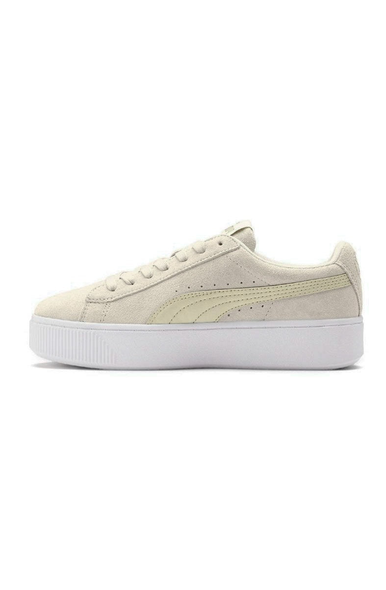 Tênis Puma Vikky Platform Stacked Sd Feminino Bege/Cinza