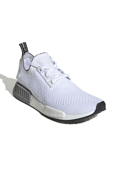 Tênis Adidas NMD R1 Primeknit Branco/Cinza