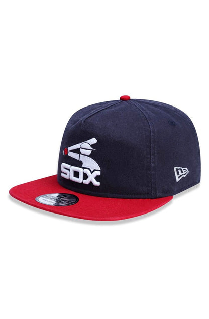 Bone NEW ERA Golfer Chicago White Sox Mlb Snapback Preto/Vermelho