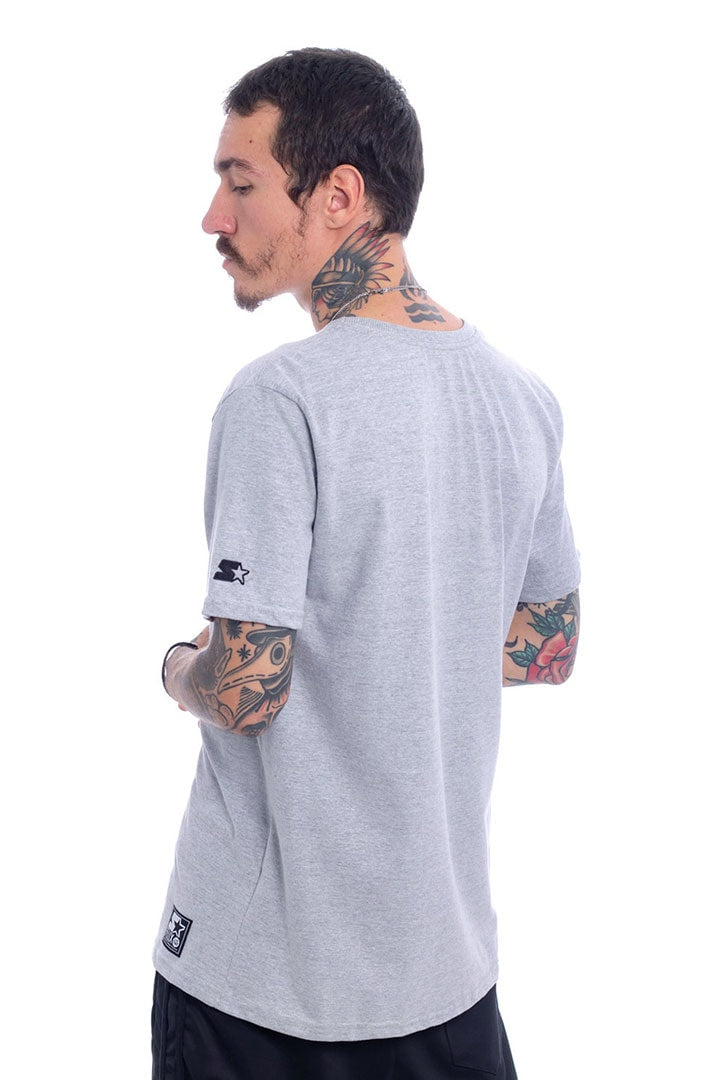 Camiseta STARTER Collab Felix Line Cinza