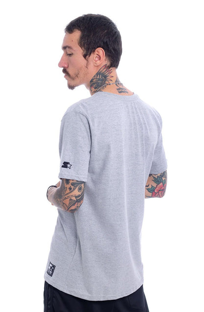 Camiseta STARTER Collab Felix Line Cinza