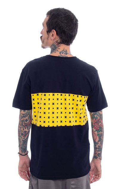 Camiseta STARTER Collab Felix Walk Preto/Amarela
