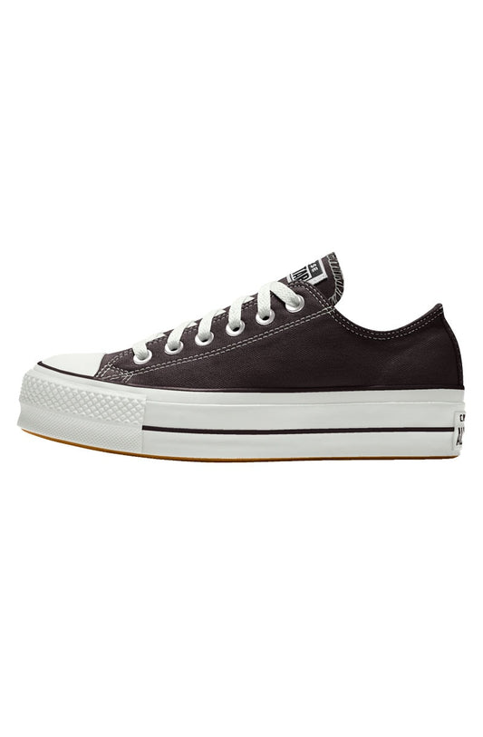 Tênis Converse Chuck Taylor All Star Lift Plataforma Low Preto/Branco