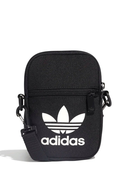 Bolsa Adidas ShoulderBag Festival Trefoil Preta/Branca