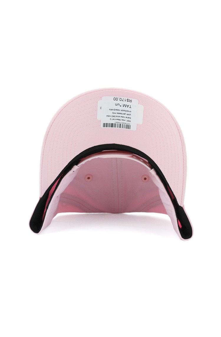 BONE NEW ERA 940 NEW YORK YANKEES MLB SNAPBACK ROSA/PRETO