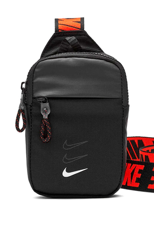 Bolsa Nike Shoulderbag Essentials Unissex Preta/Laranja