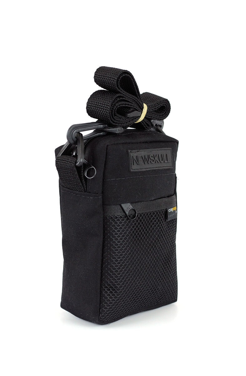 ShoulderBag NewSkull x Cordura Rubber Logo Preto Preto