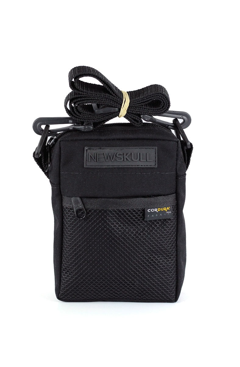 ShoulderBag NewSkull x Cordura Rubber Logo Preto Preto