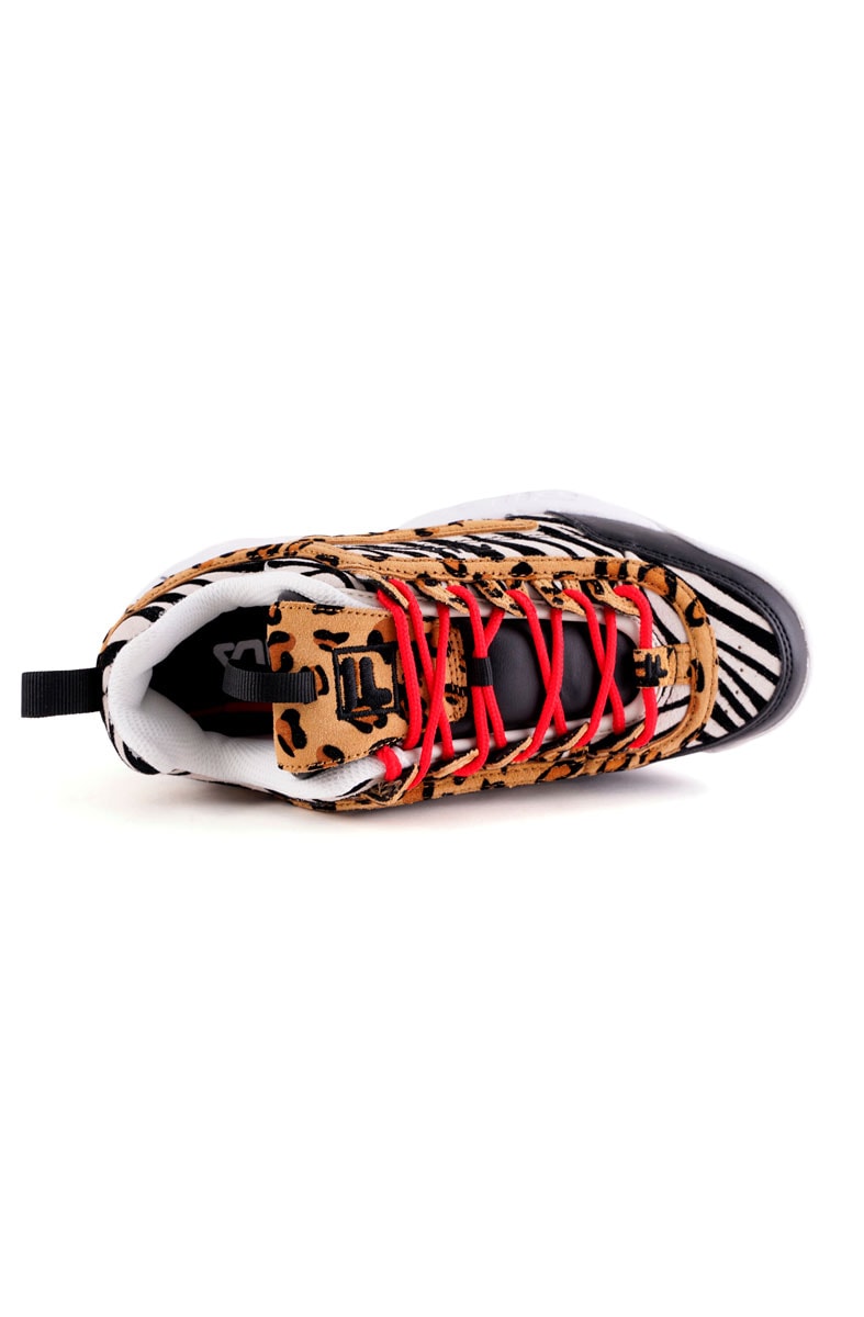 Tênis FILA Disruptor 2 Feminino Animal Print Onça/Zebra