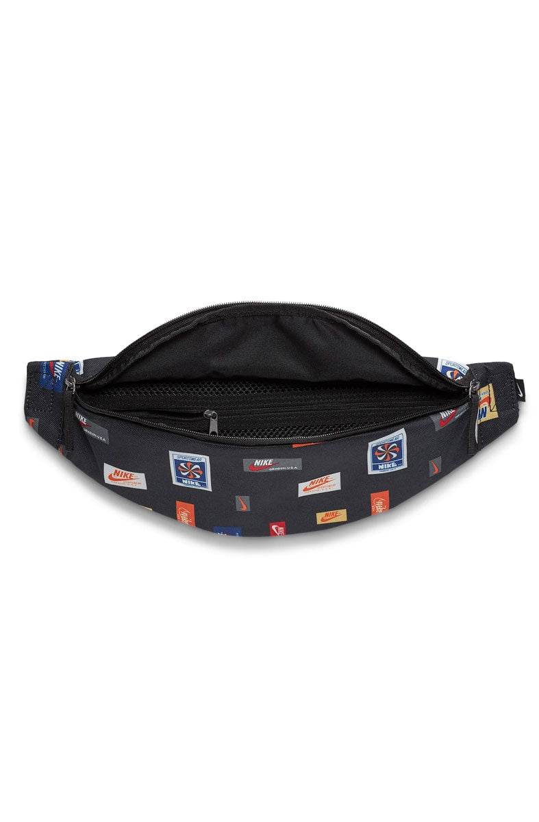 Pochete NIKE Heritage Printed Hip Pack Preta