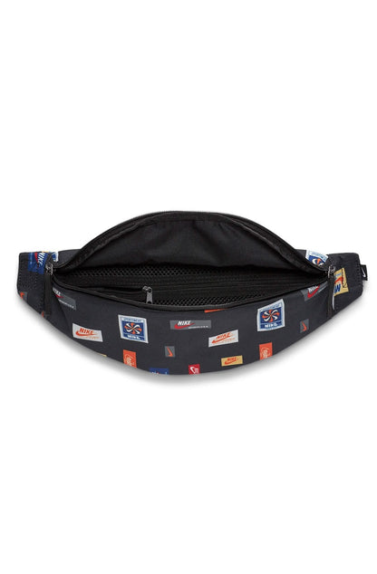 Pochete NIKE Heritage Printed Hip Pack Preta