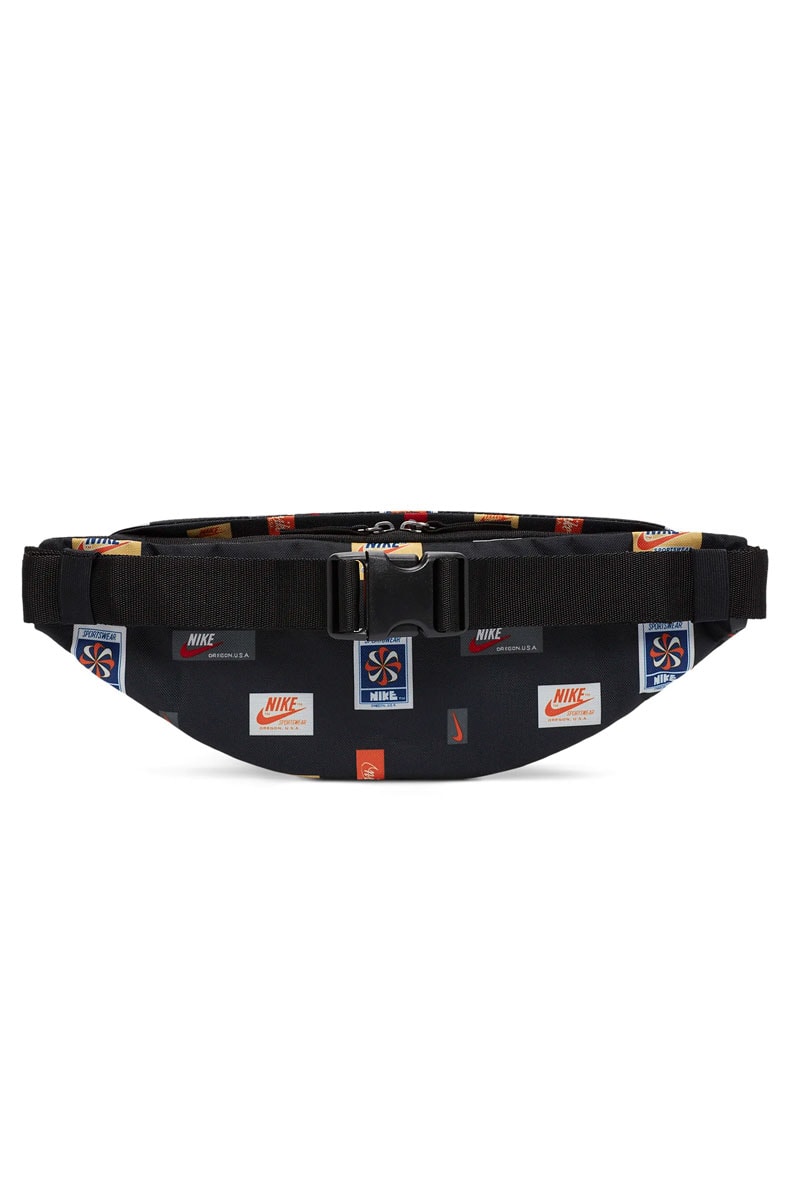 Pochete NIKE Heritage Printed Hip Pack Preta