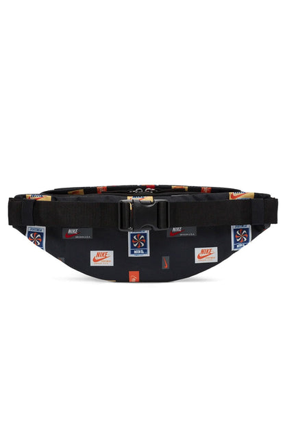 Pochete NIKE Heritage Printed Hip Pack Preta