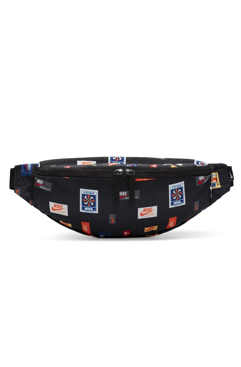 Pochete NIKE Heritage Printed Hip Pack Preta