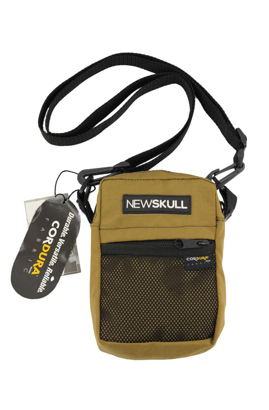 ShoulderBag NewSkull x Cordura Rubber Logo Bege Caqui