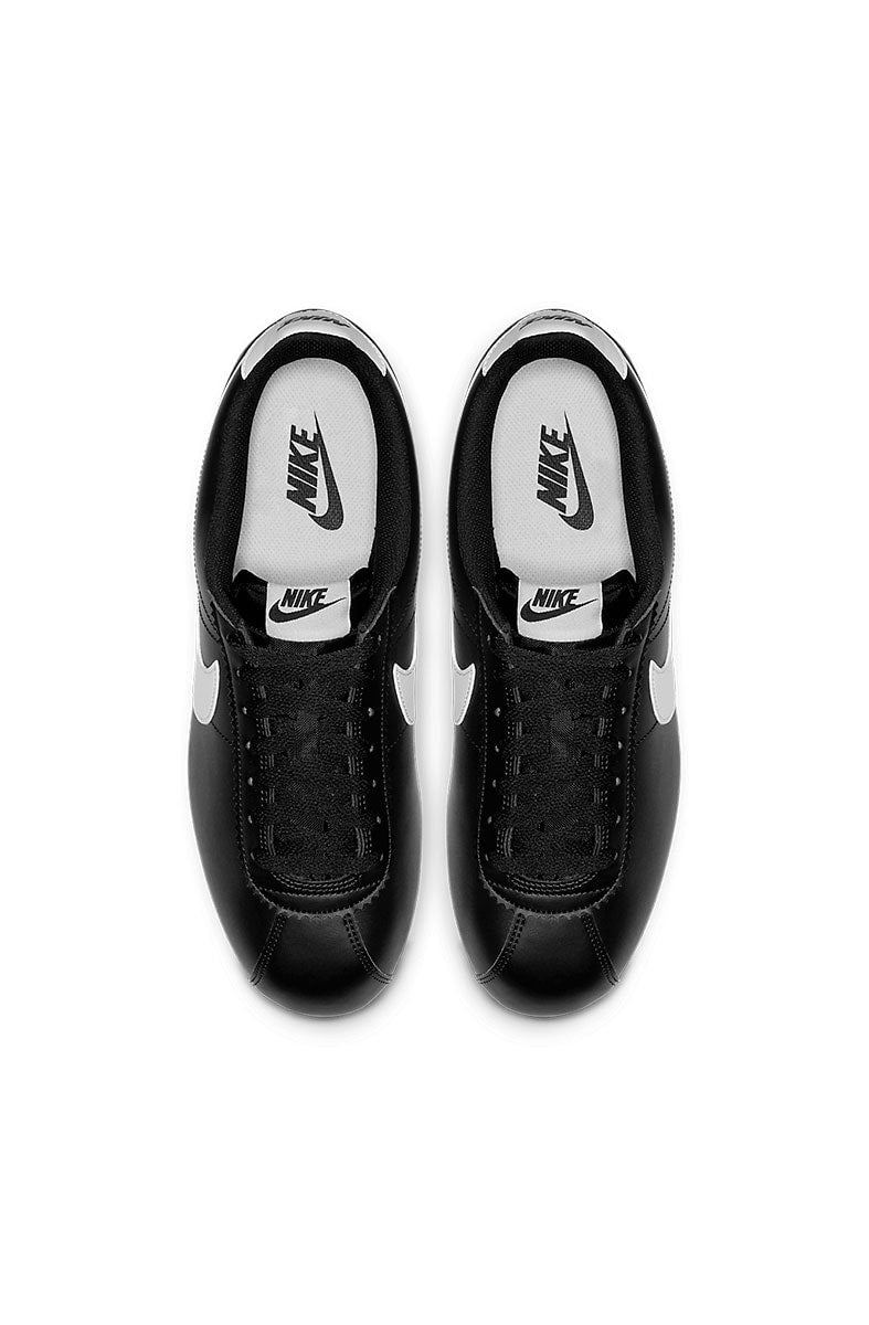 Tênis Nike Classic Cortez Feminino Couro Preto/Branco